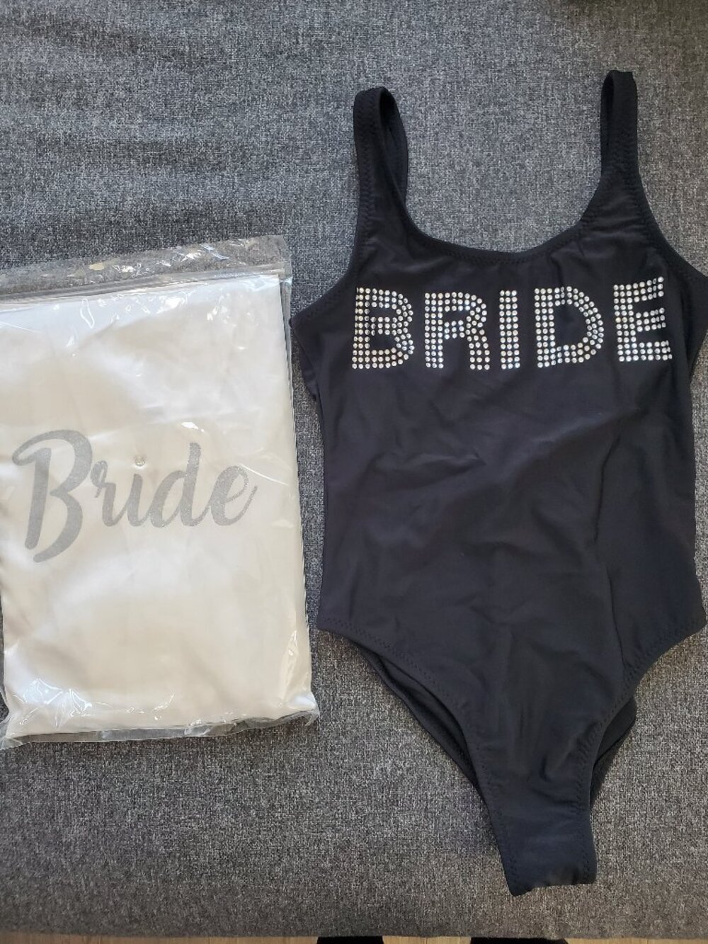 Bride bathing suit & robe set